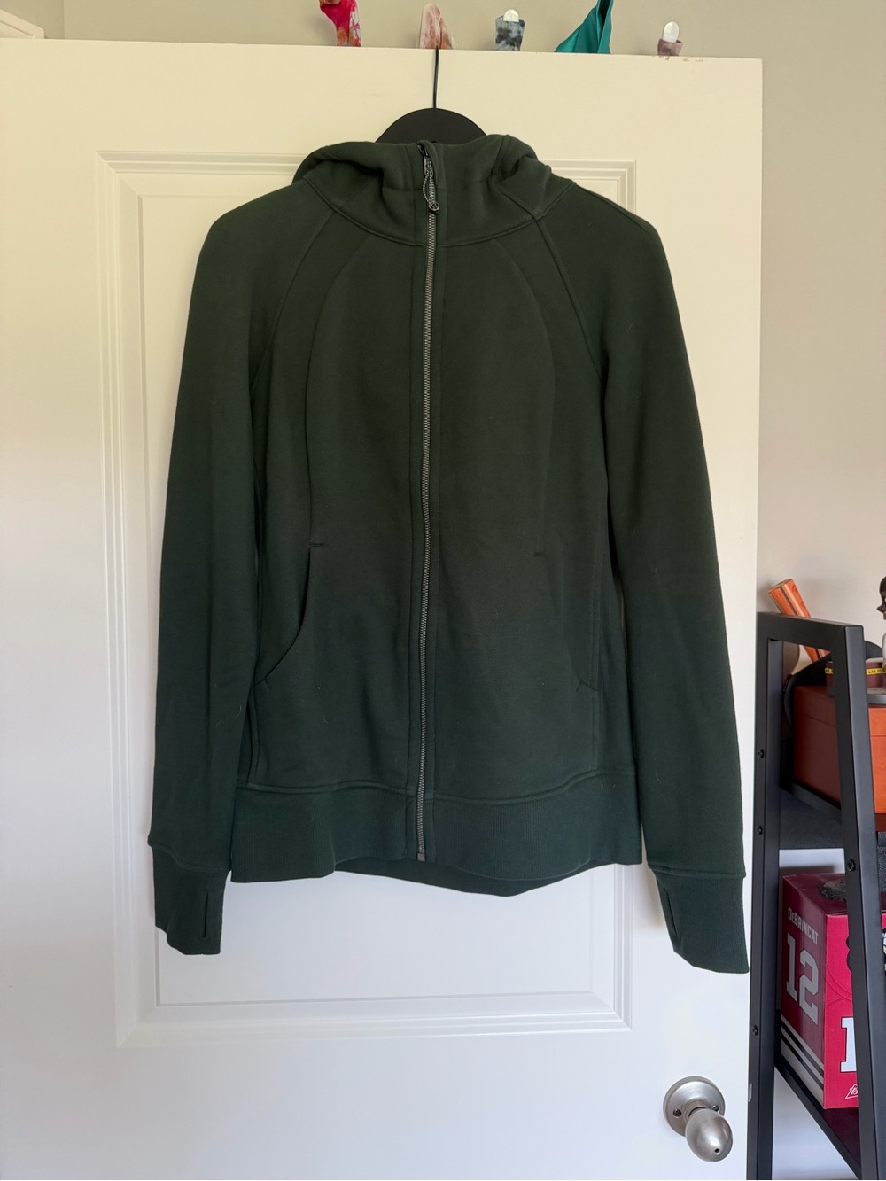 Lululemon Scuba Hoodie *Light Cotton Fleece Legacy Green Size 12